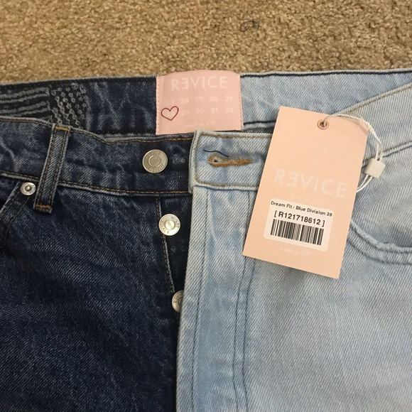 Revice Denim Twotone Dream Fit Blue Division Jeans - Picture 6 of 8
